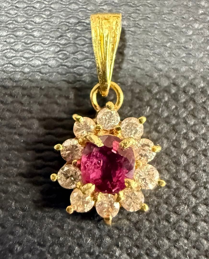 専用　ルビー ダイヤモンド ペンダントトップ