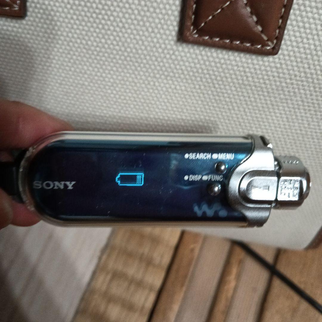 【希少品】SONY オーディオプレーヤー NW-A607 青　 通電確認済