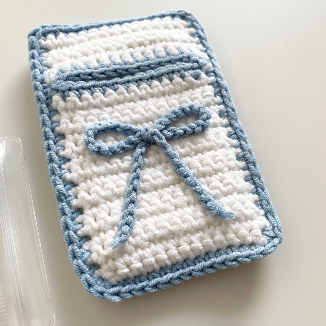 早い者勝　韓国　バインダー　貯金　リフィル　スクラッチカード　カードケース　毛糸