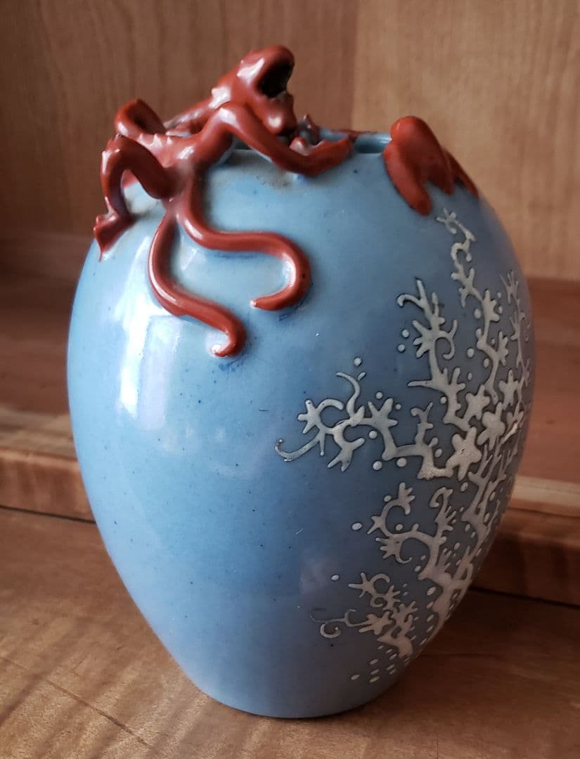 中国美術 大清雍正年製 龍 蝙蝠 花瓶 花器 壷 壺