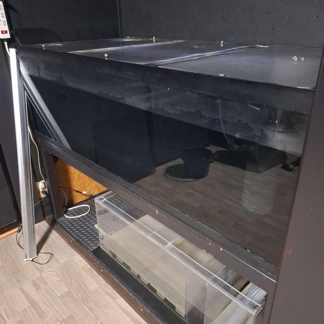 茨城　1600×750×500 アクリル水槽　ジャンク　カンテツ