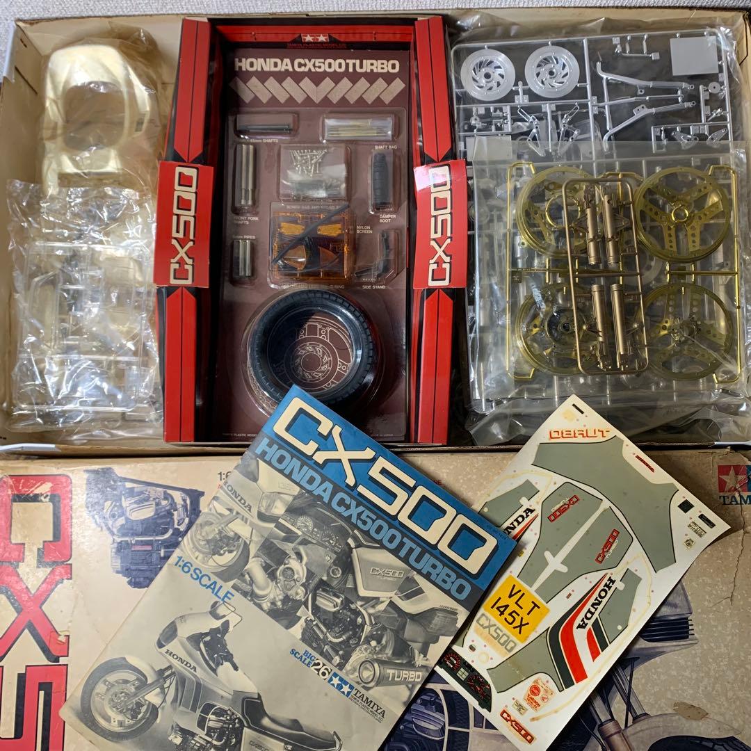 K877⭐︎未組立 タミヤ 1/6 HONDA CX500ターボ '82製 プラモ