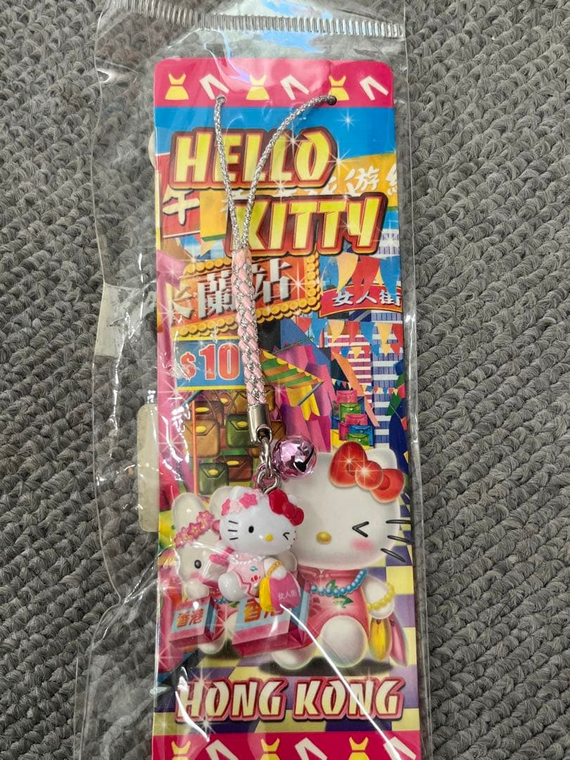 ハローキティ ストラップ 根付 香港