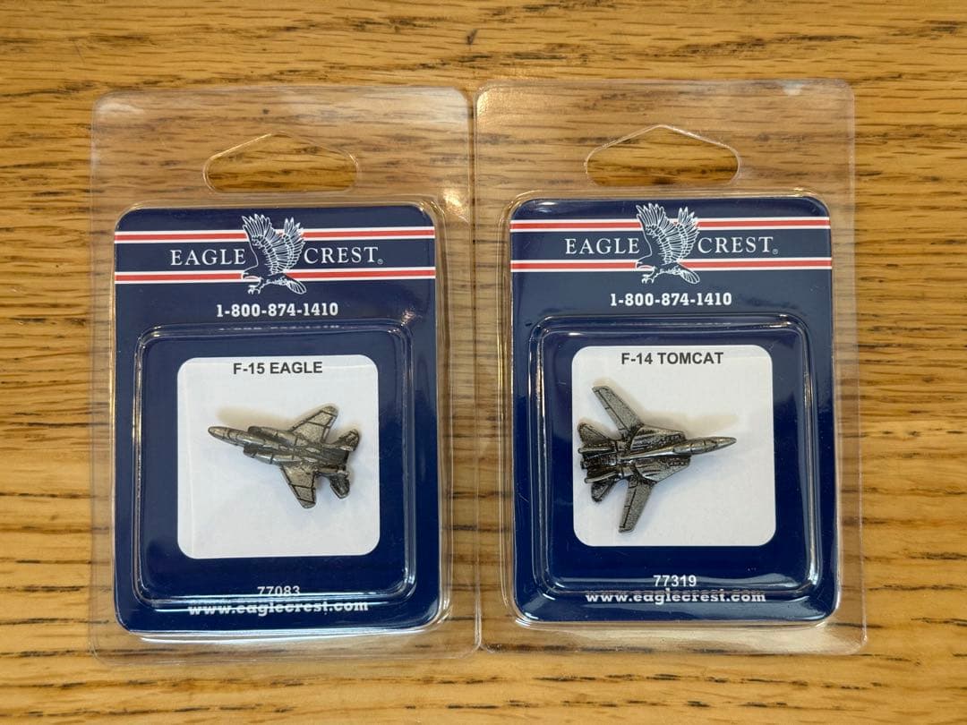 Eagle Crest F-15イーグル&F-14トムキャット ピンバッジセット