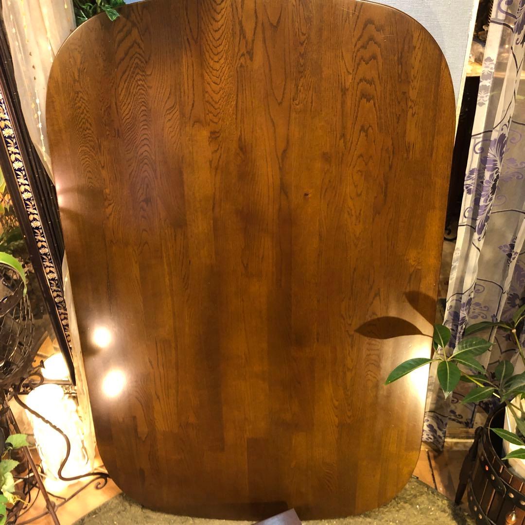 たなかさん 　ヴィンテージ オークソリッド　オーバルダイニングテーブル