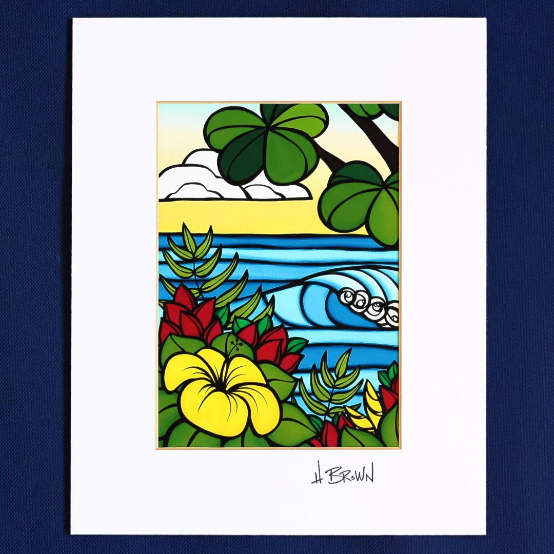 ヘザー ブラウン 『 ハイビスカス ブリーズ 』 203mm × 254mm