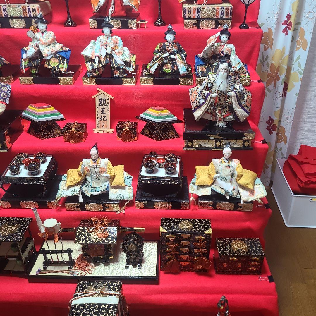 雛人形 竹原文楽 特別作 文化財 昭和41年(1966年) 貴重品 骨董品