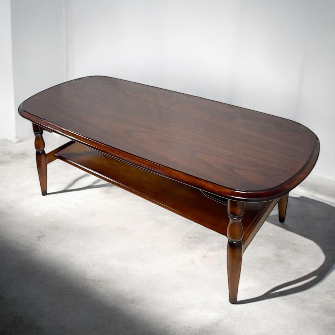 HR514 【レアデザイン】　カリモク　ローテーブル　コーヒーテーブル