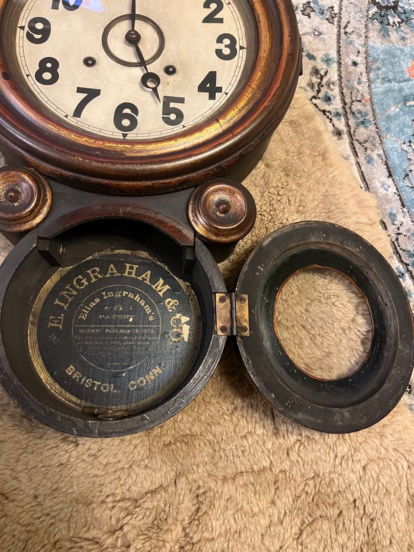 掛時計 柱時計 稼働しない　アンティーク