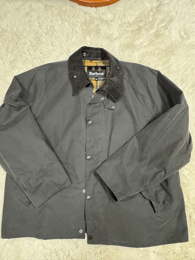 美品 BARBOUR トランスポート ワックスジャケット グレー44