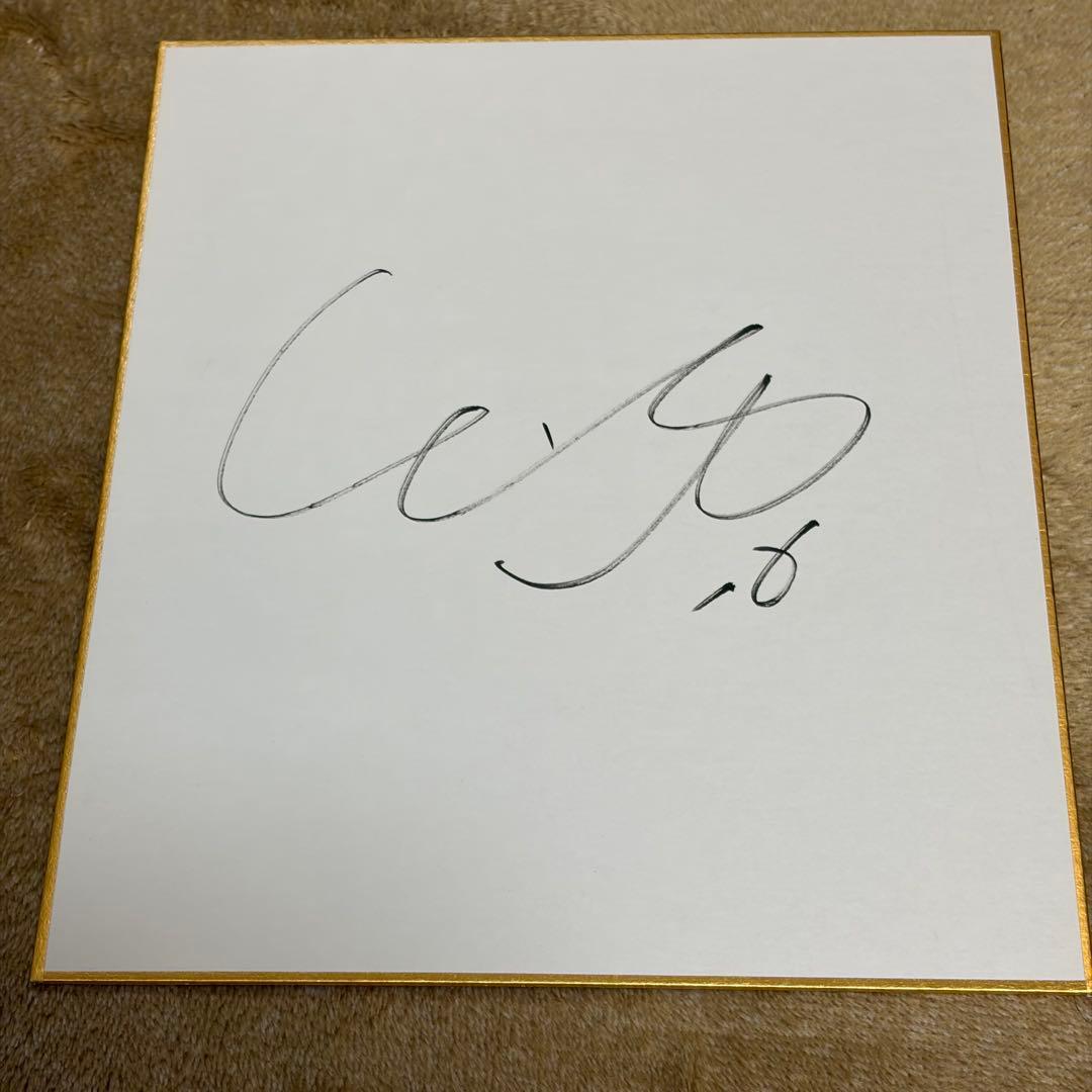 WBC 大谷翔平　サイン色紙　直筆サイン入り