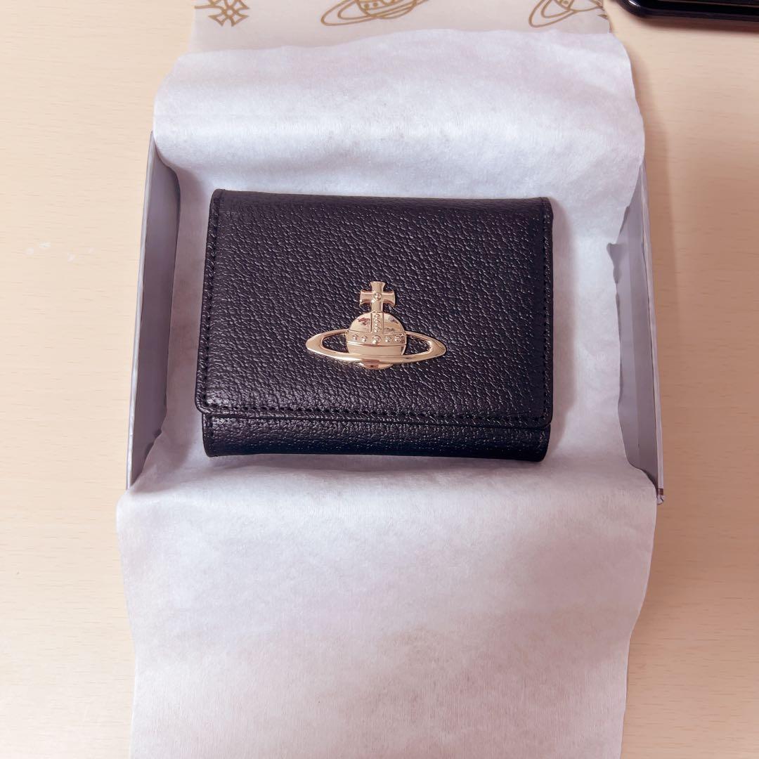 【未使用】 Vivienne Westwood 三つ折財布 黒