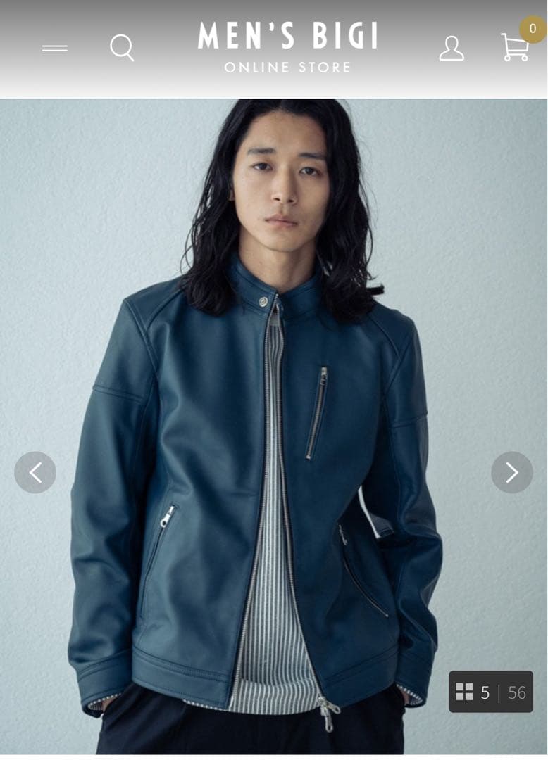 Rattle Trap ネイビー シングルライダース Lサイズ