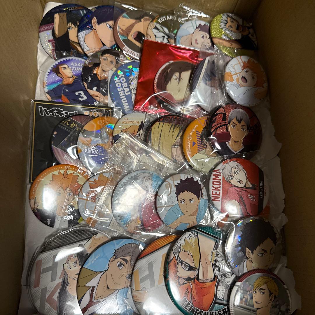 ハイキュー！　バッジ類　約300点大量まとめ売り
