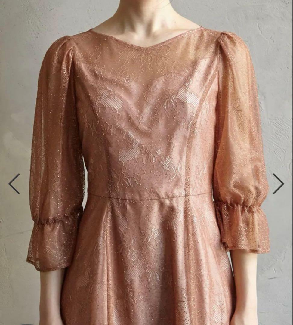 Aimer グリッターレースフィット＆フレアドレス