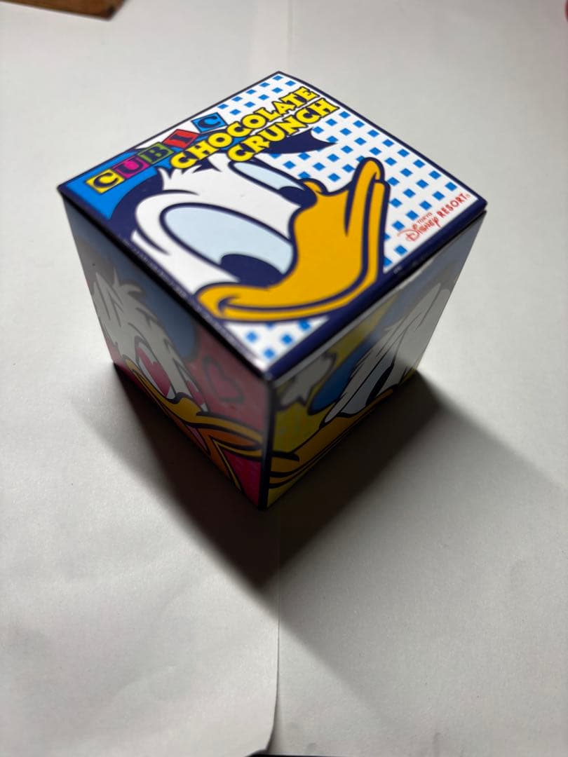 ドナルドダック チョコレートクランチ空き箱