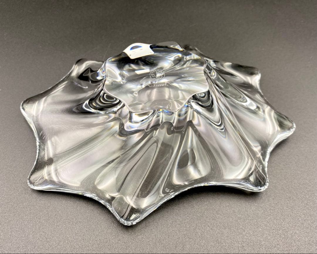 【美品】 Baccarat Cadixバカラ キャディックス 飾り皿 小物入れ