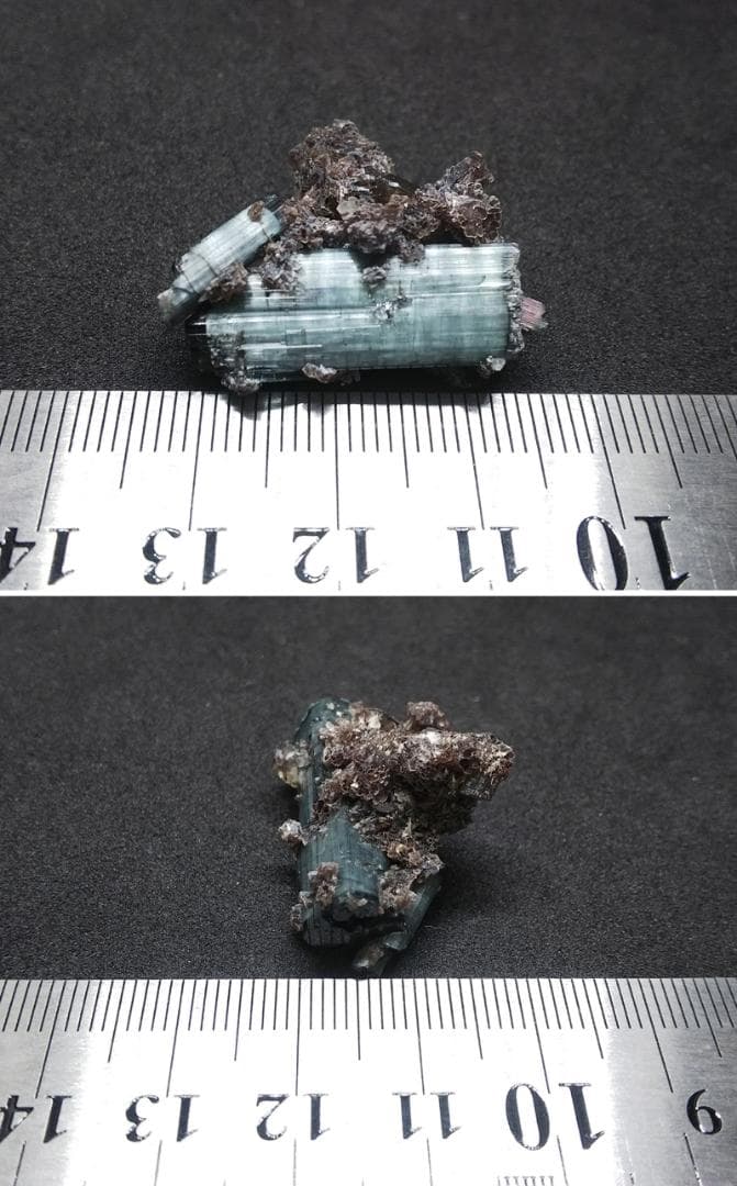 306 エルバイト トルマリン with レピドライト＆クォーツ ブラジル産