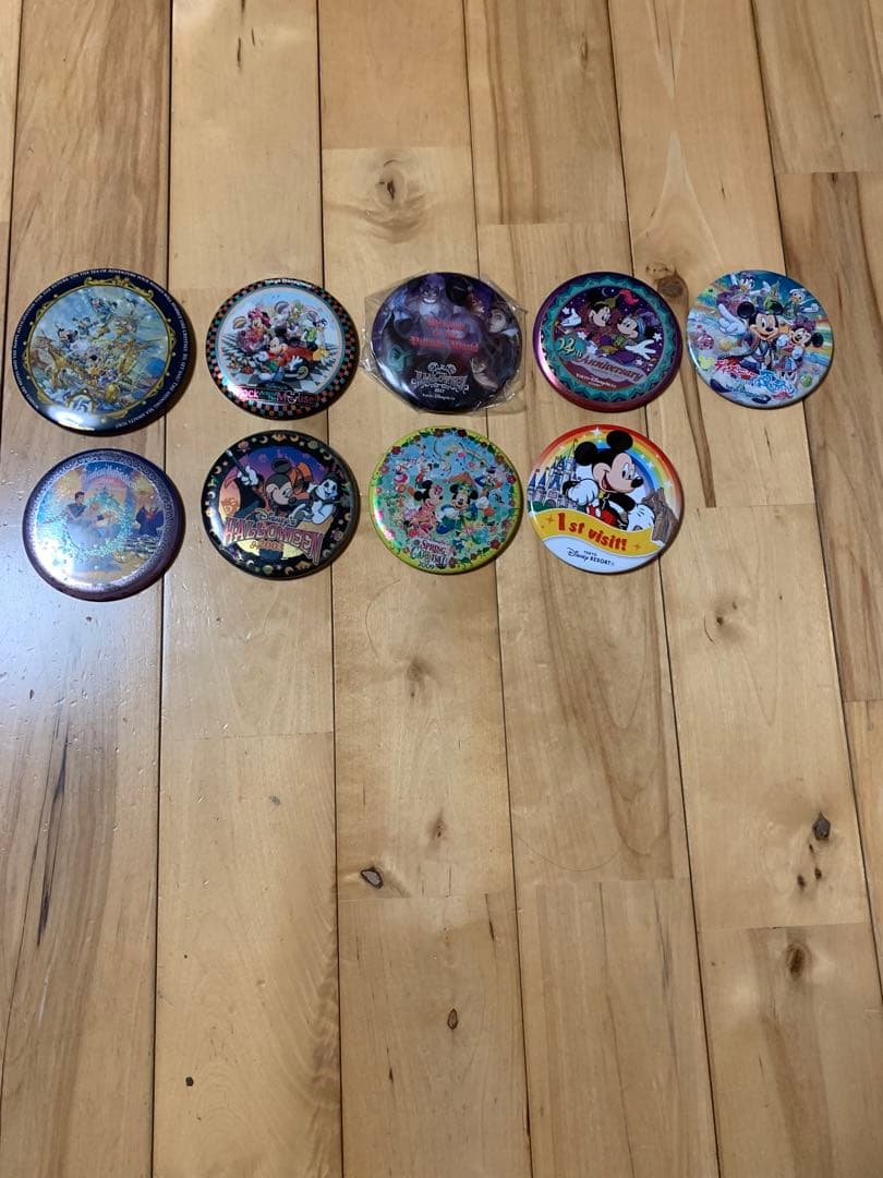ディズニー 缶バッジ 10個セット