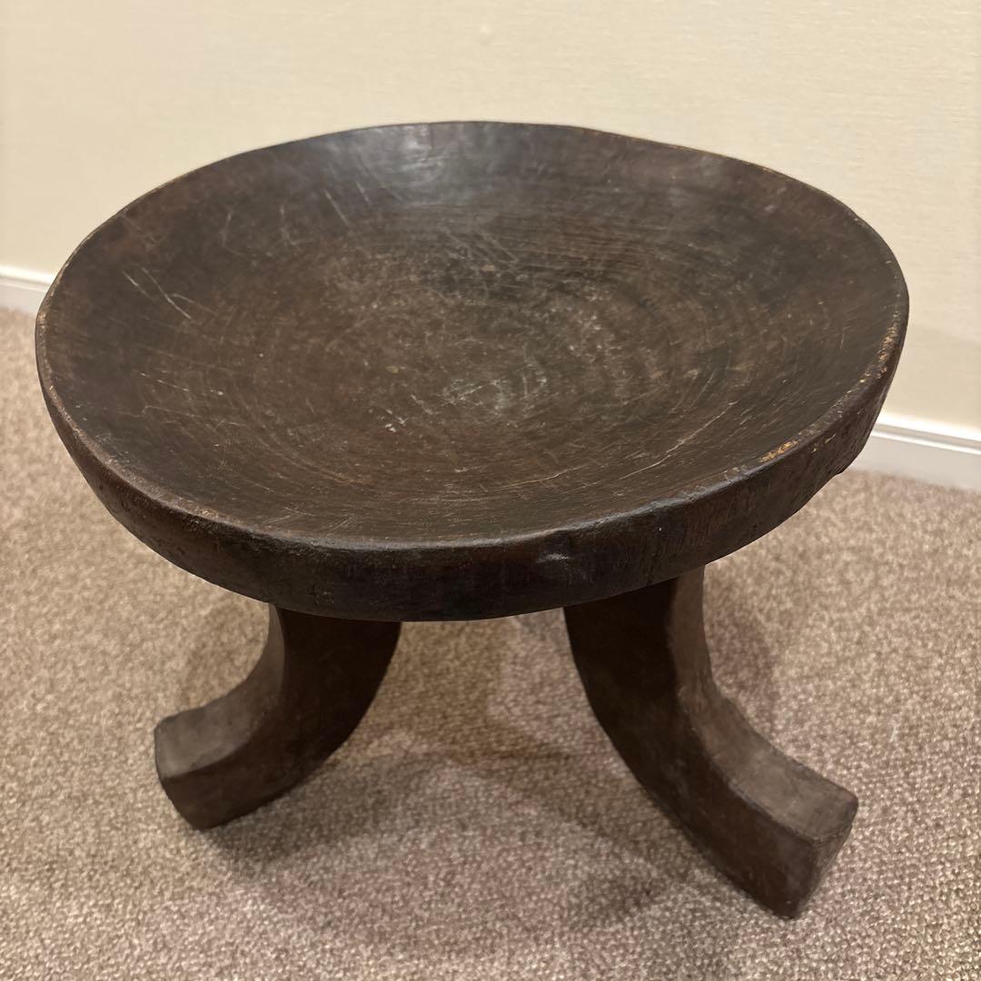 アフリカンスツール　工芸品　民藝　アンティーク　ヴィンテージ