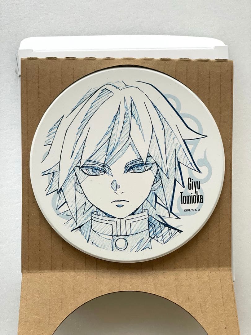 鬼滅の刃　ufotable 柱カフェ　原画コースター　冨岡義勇