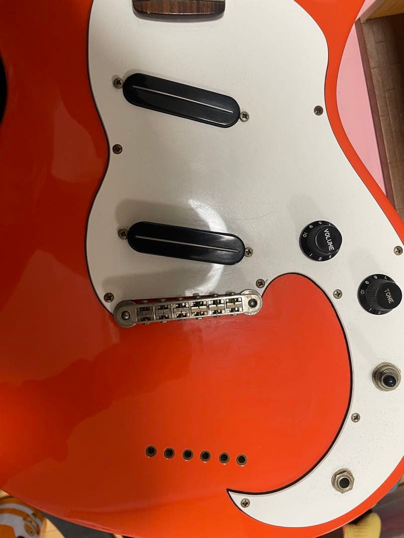 う*ー様 ビルローレンス ギター／変形ボディ／オレンジ／ヴィンテージ感