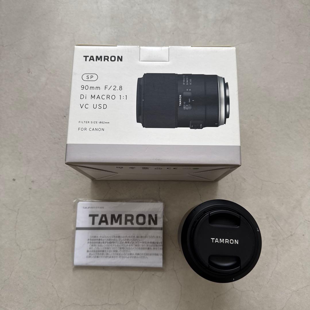 タムロンSP90mm F2.8 Di MACRO 1:1 VC USDキヤノン用