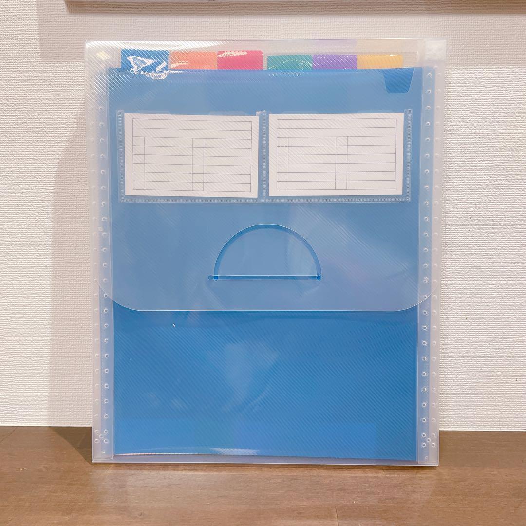 ☆ドキュメントスタンド a4 7ポケット ドキュメント 半透明ファイル