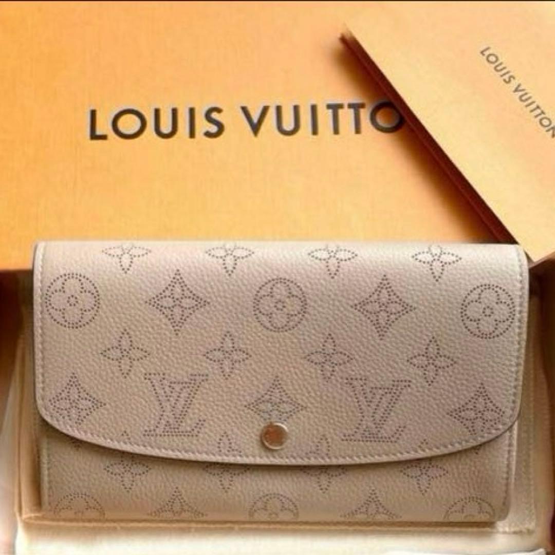 未使用級　ルイヴィトン　マヒナ ポルトフォイユ イリス ガレ