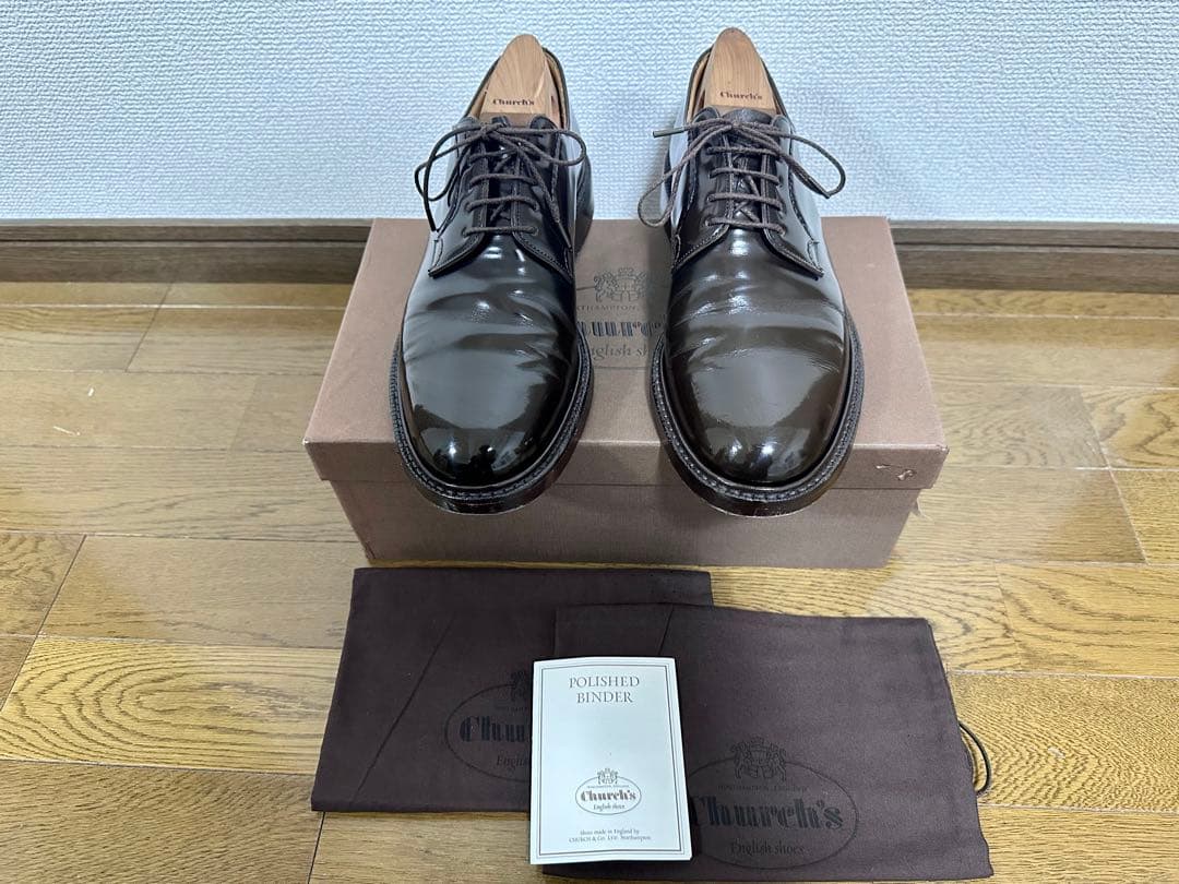 【純正シューツリー付き】　シャノン　チャーチ　UK7 70 F