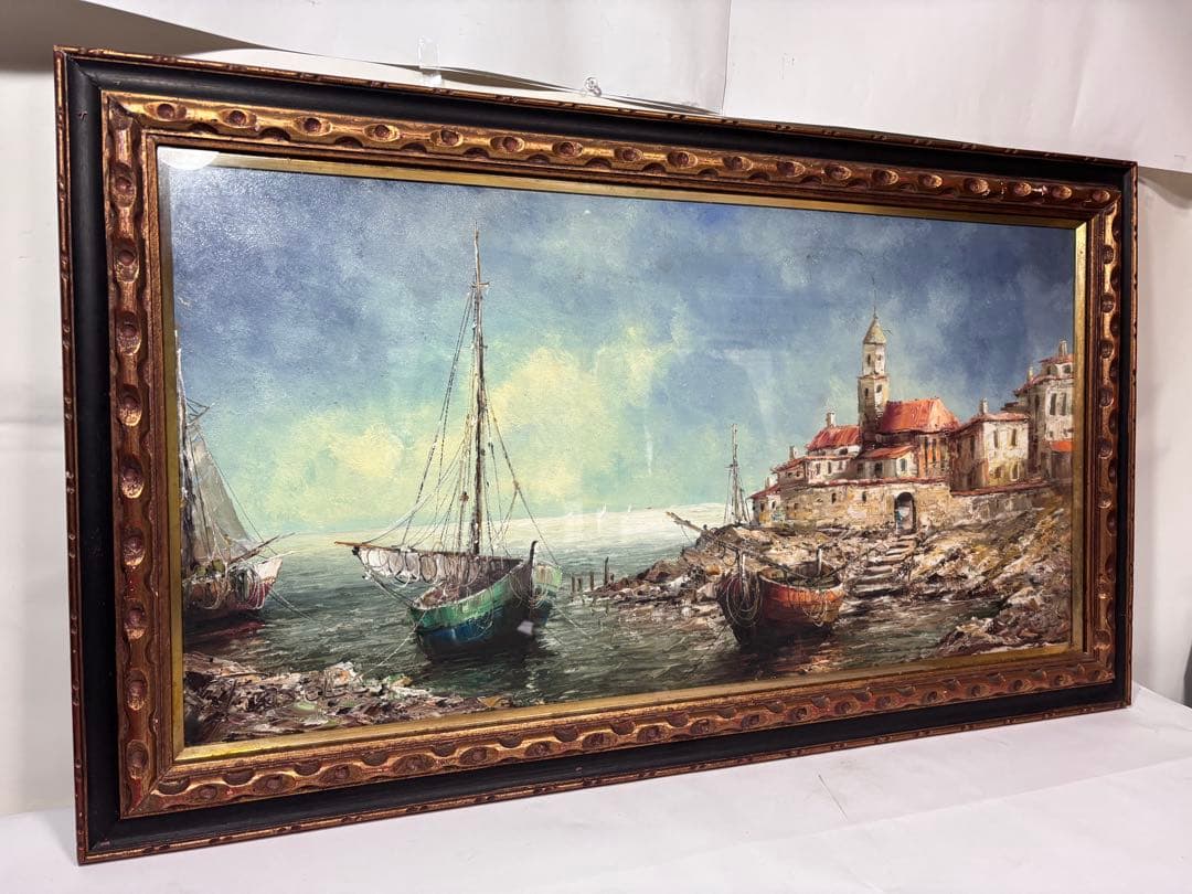 ✨大判サイズ 超希少品！！ アンティーク油彩画