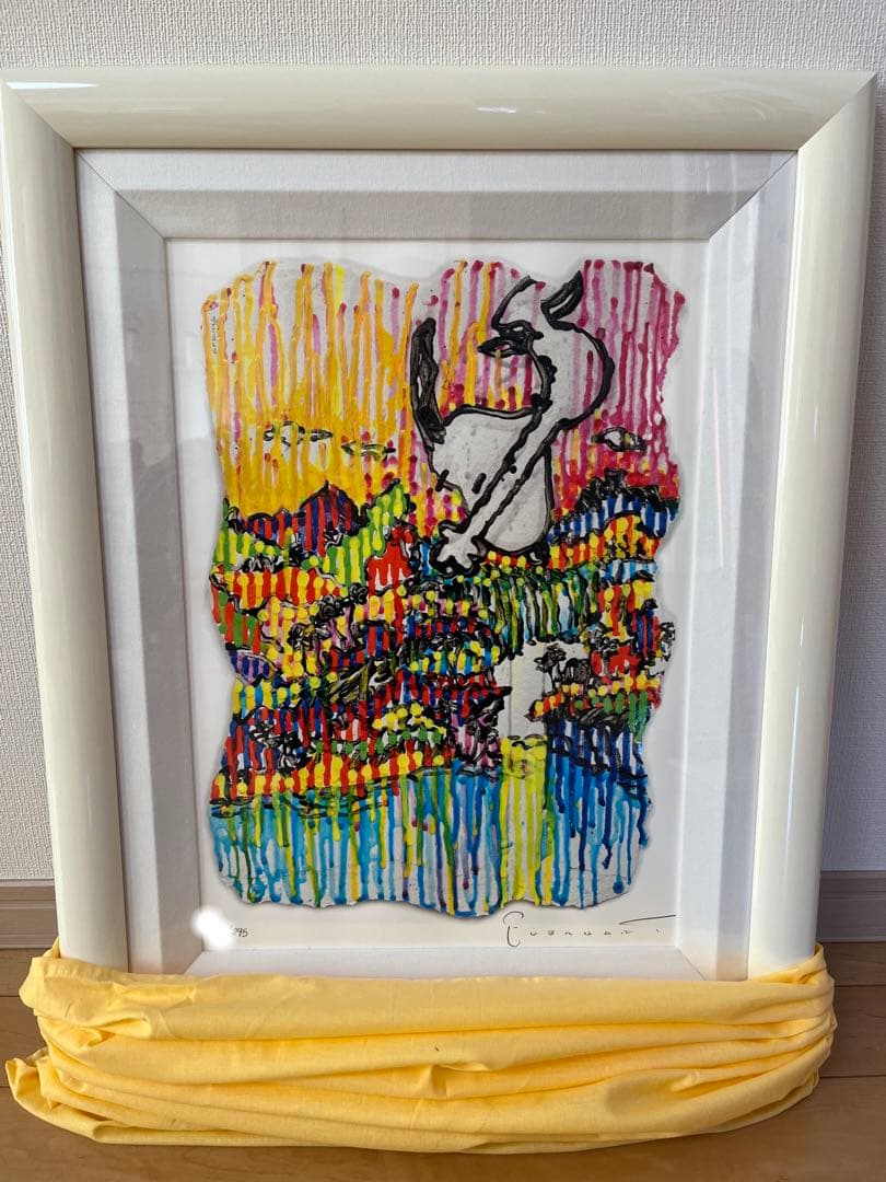 真作【トム・エバハート】スヌーピー（リトグラフ）