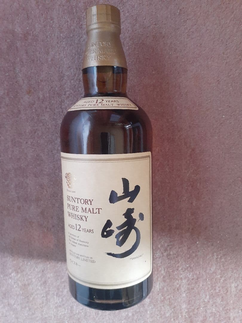 Suntory ピュアモルト ウイスキー山崎12年モデル 希少品❗️ 木箱入
