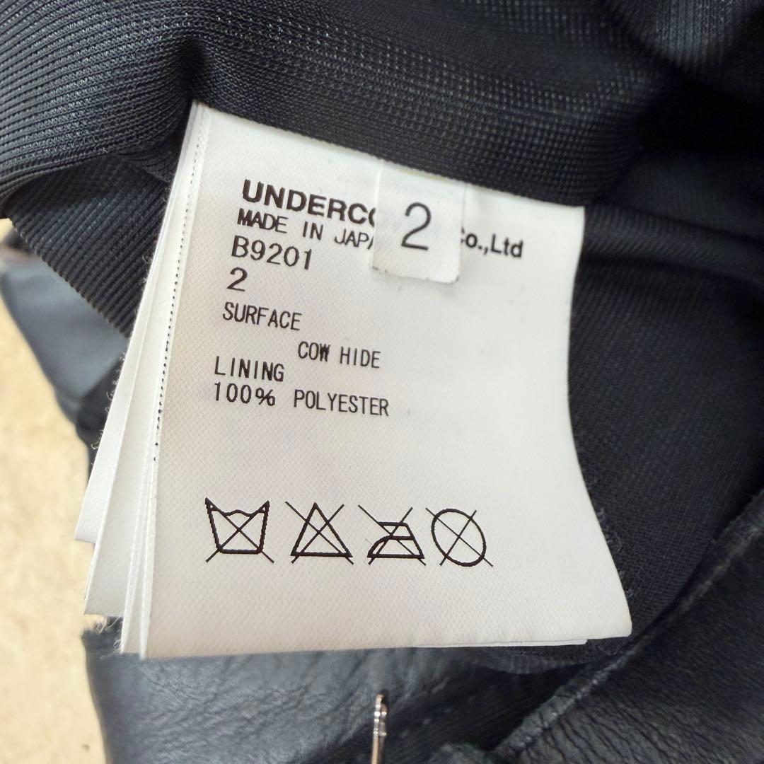 undercover BOUNTYHUNTER シングルレザーライダース