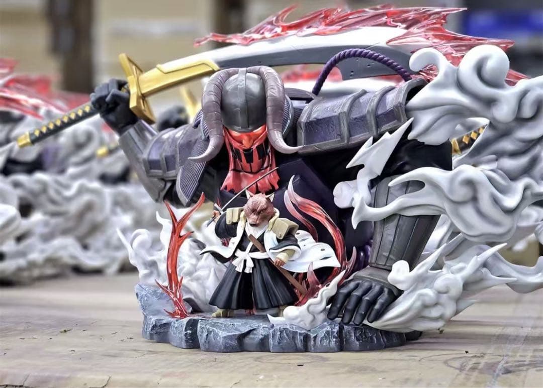 BLEACH 狛村左陣 ガレージキット ガレキ スタチュー①③