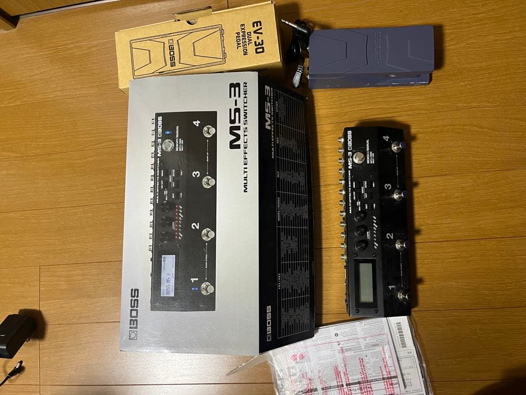 BOSS MS-3 マルチエフェクター、EV30付き