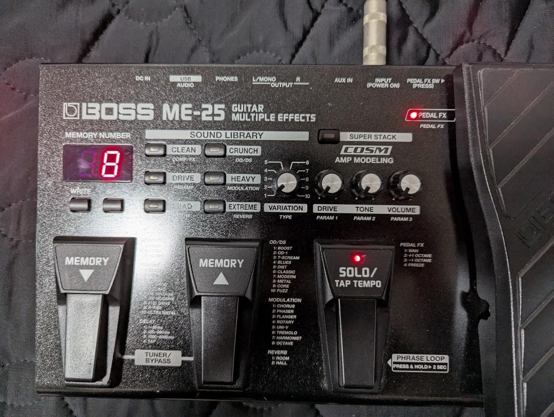 BOSS ME-25 マルチエフェクター 箱あり ACアダプター付き