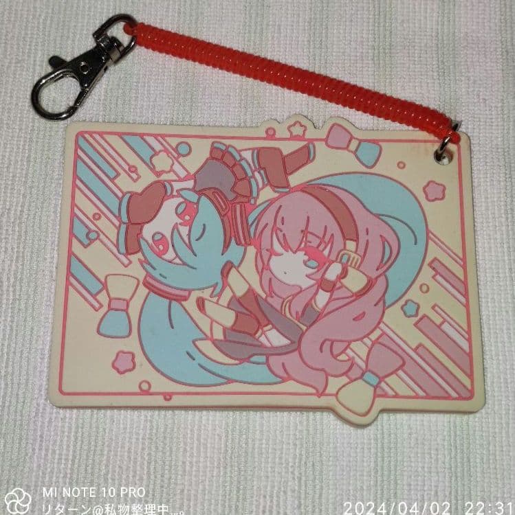 初音ミク 巡音ルカ カード ケース 二色 鯉 中古