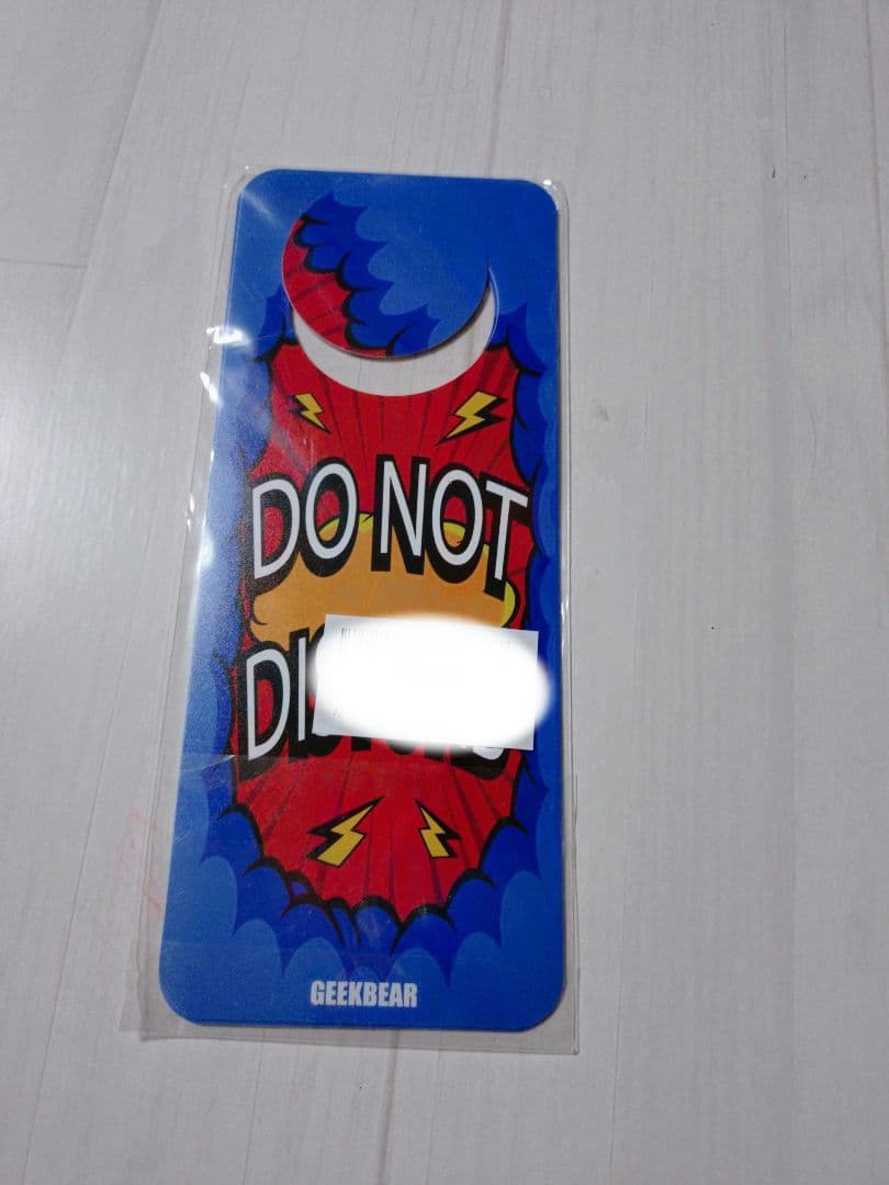 ドアハンガー 2枚 ドアノブプレート 裏表 リバーシブル ノックしてください