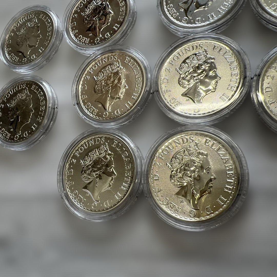 2020年「ブリタニア」純銀1オンス銀貨　10枚セット