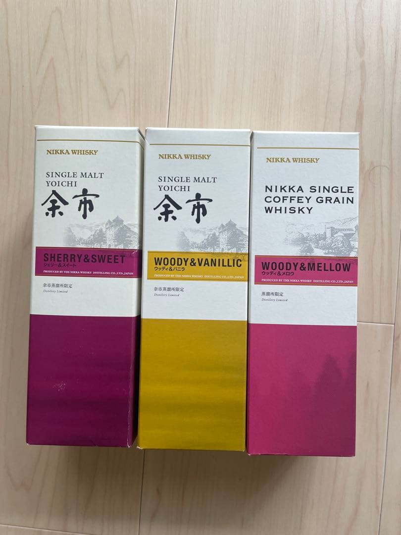 NIKKA シングルモルト余市 3本セット 余市蒸留所限定 余市 3本セット