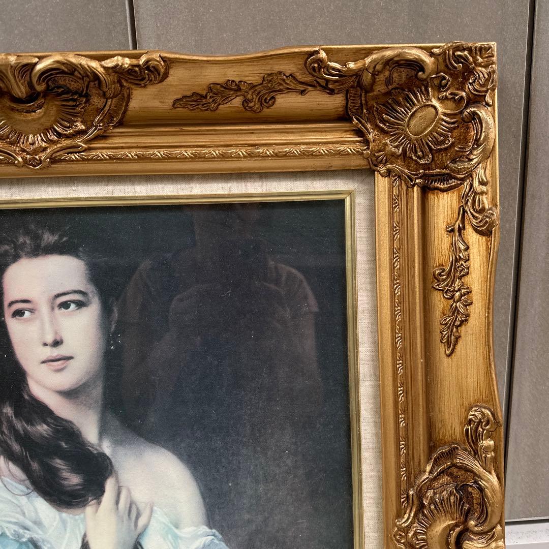 額縁　特大　ヴィンテージ　鏡　アンティーク　F10？　フレーム　額縁　インテリア