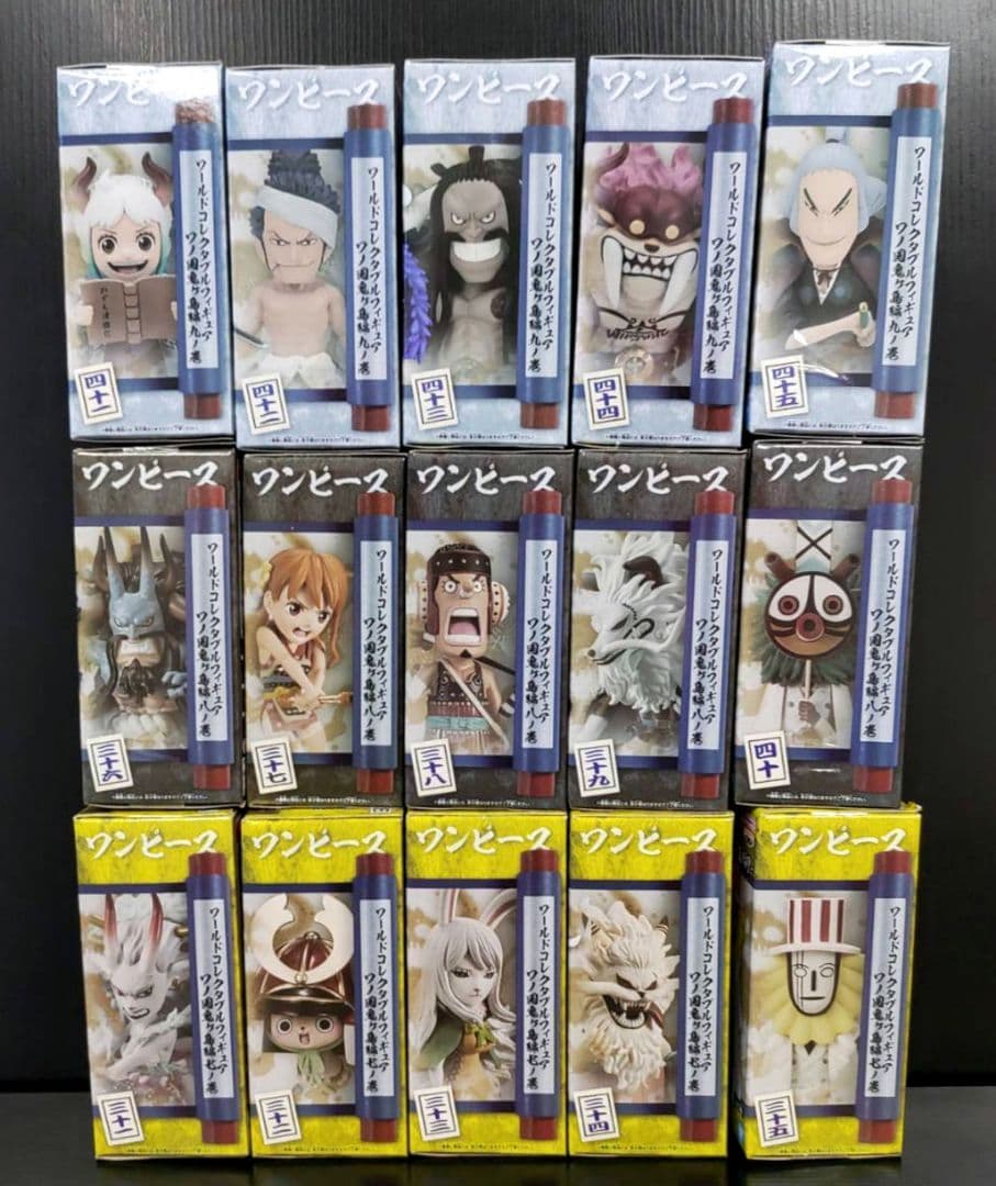 ワンピース　ワーコレ「ワノ国鬼ヶ島編1〜11」コンプリート55ヶセット