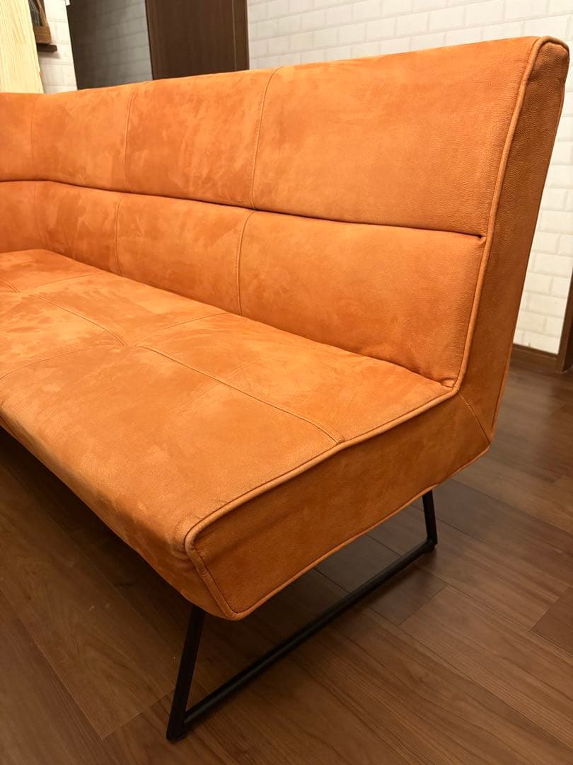 極美品❗️マルクトRELAXFORM コーナーヴィンテージ風　ベンチ L字ソファ