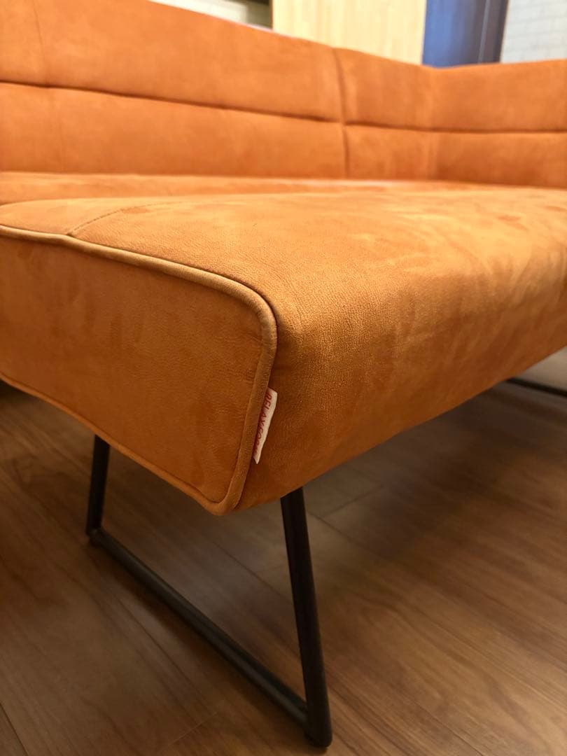 極美品❗️マルクトRELAXFORM コーナーヴィンテージ風　ベンチ L字ソファ