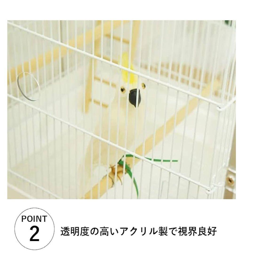 売切り価格！】美品】とりまる Lサイズ 鳥かご　アクリル カバー インコ　訳あり