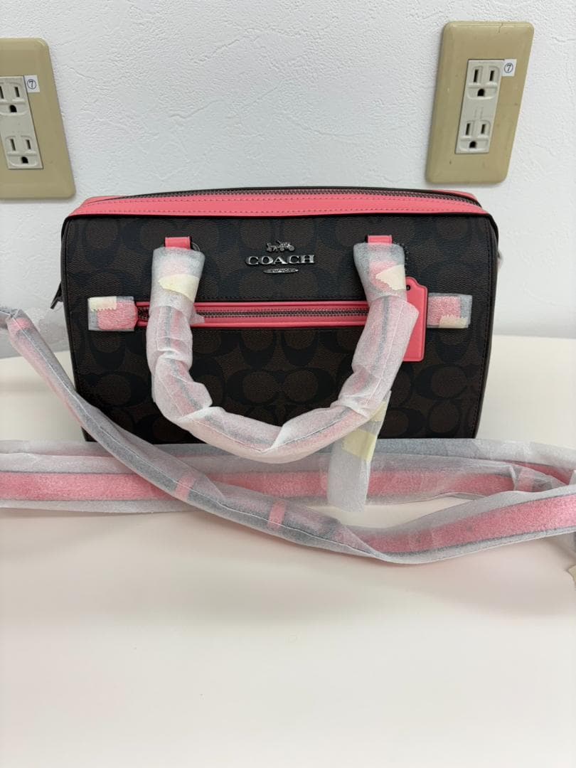 コーチ シグネチャー ハンドバッグ 2WAY ショルダーバッグ 83607 新品
