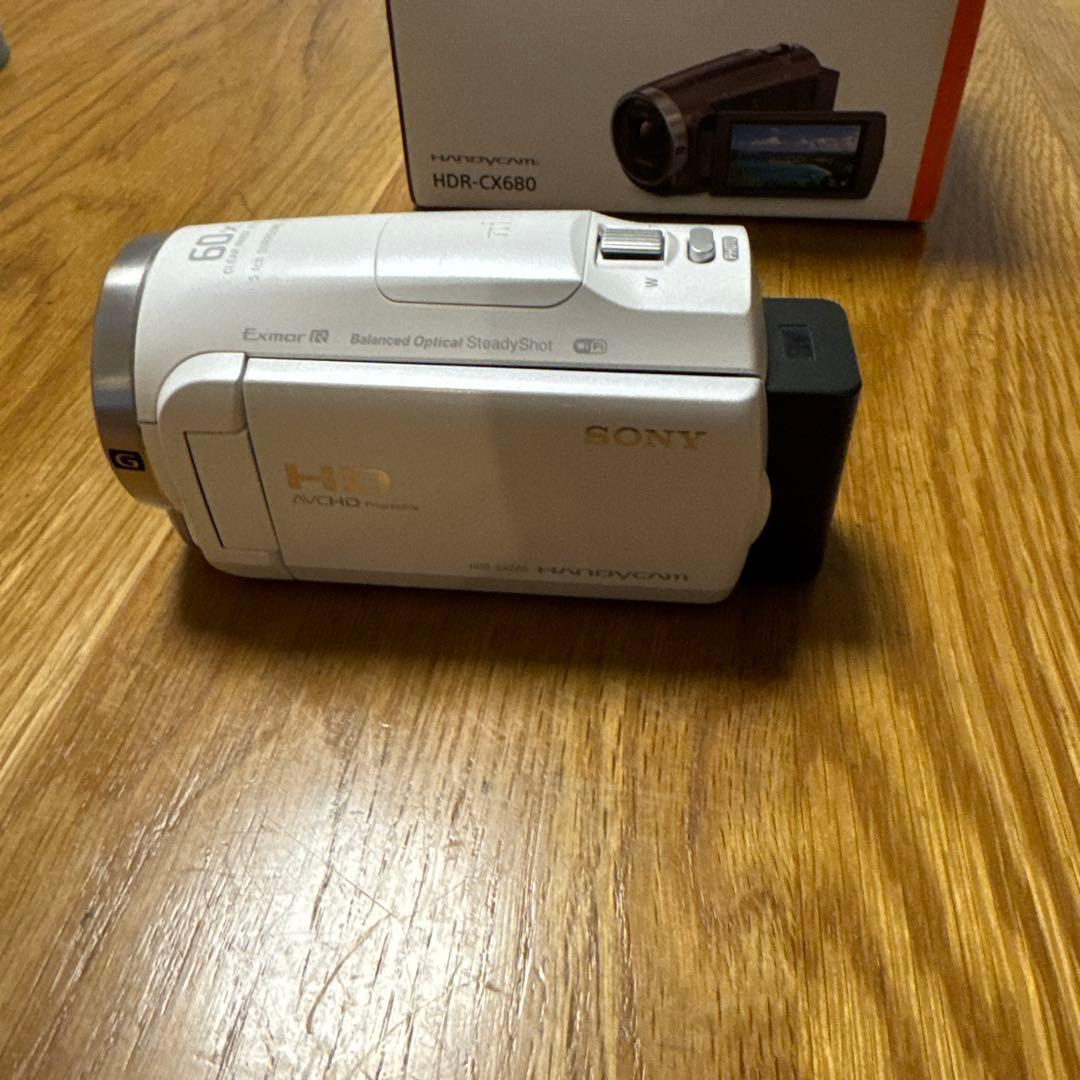 Sony HDR-CX680 ホワイト ビデオカメラ本体