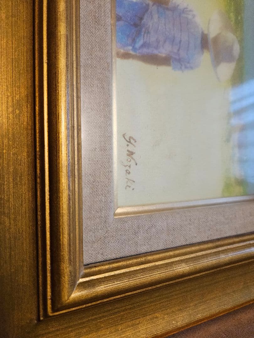 Y. Nozaki 油彩画 春の日