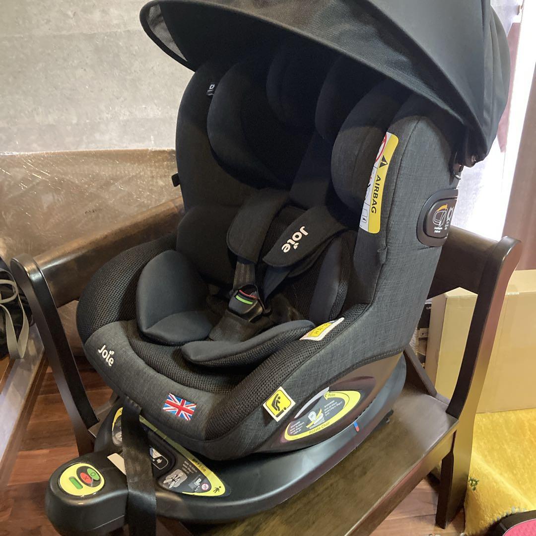 極美品✨Joie チャイルドシート アイアーク360° キャノピー付 ブラック
